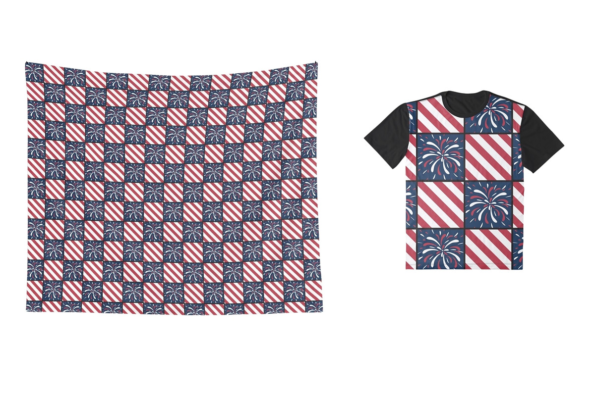 American Pride Pattern Collection, a Pattern Graphic by Elatedowl (Photo 10 of 11)