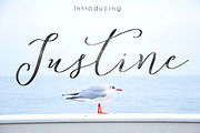 Justine Flowers, a Script Font by Creamy Script (Thumbnail 1 of 7)