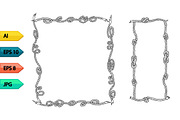 Rope frames and knots vector set, a Pattern Graphic by julia_musdotter (Thumbnail 2 of 11)