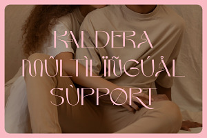 Kaldera - Modern Sans Serif Display