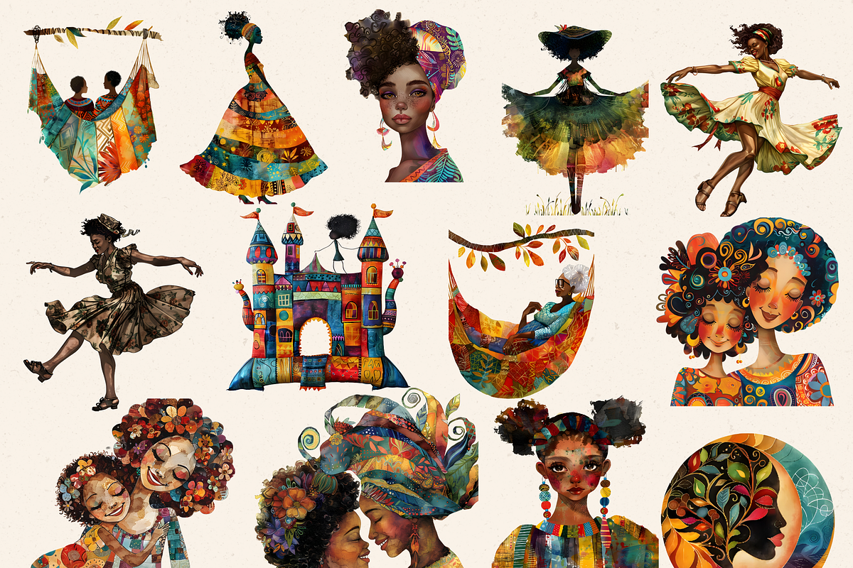 SURREAL JUNETEENTH CELEBRATION, a Person Illustration by Daring Digies (Photo 4 of 16)