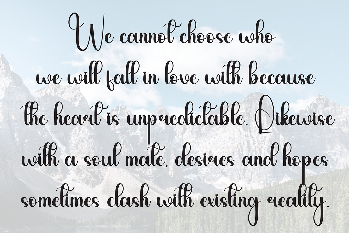 Andelucia | Script Font, a Handwritten Font by Scratchones (Photo 6 of 9)