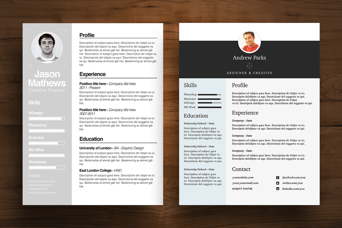 Essential Resume Bundle, a Resume Template by Mayde (Photo 3 of 7)