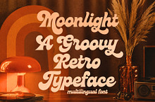 Moonlight - Groovy Disco Typeface