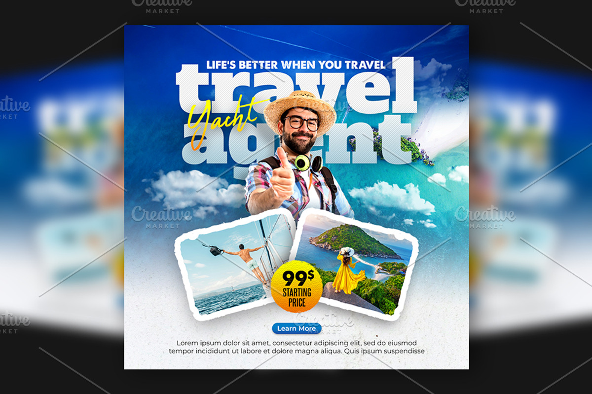 Travel Flyer, a Flyer Template by Artonix (Photo 1 of 3)