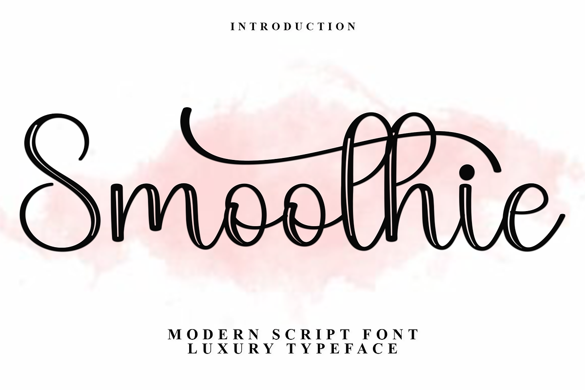 Smoothie, a Handwritten Font by FreshTypeINK (Photo 1 of 8)