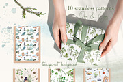 Watercolor Camping Clipart, a Person Illustration by NataliArkushArt (Thumbnail 22 of 24)
