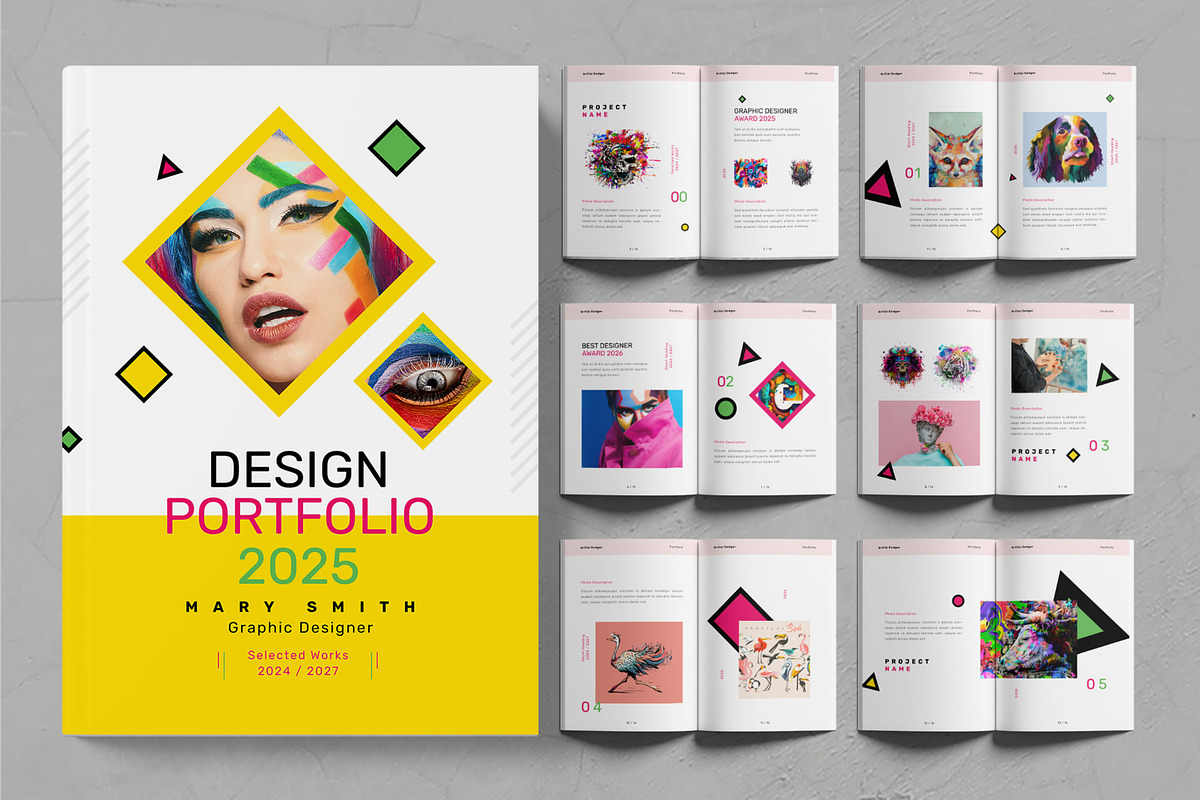 Design Portfolio Layout, a Magazine Template by ContestDesign (Photo 1 of 3)