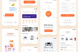 Tokoto - E-Commerce UI KIT