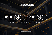 Fenomeno | Futuristic Font, a Sans Serif Font by Muntab_Art (Thumbnail 1 of 7)