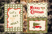 Vintage Christmas clipart & posters, an Object Graphic by Tani Kuzminka (Thumbnail 5 of 13)