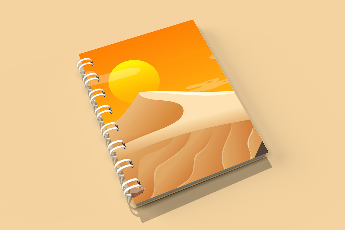 Desert Landscape, a Decorative Illustration by Digital Studio (Photo 5 of 9)