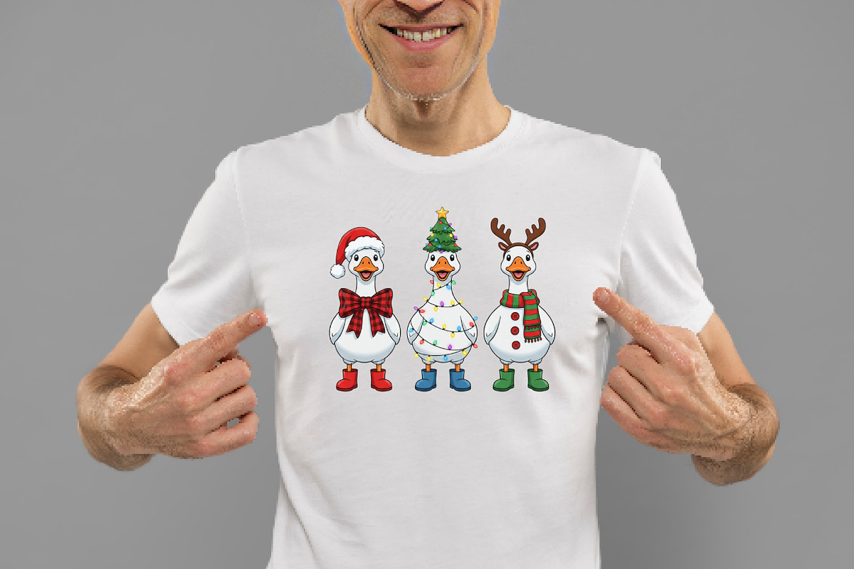 Funny Christmas Goose Png Christmas, an Illustration by Daily.Designs (Photo 2 of 5)