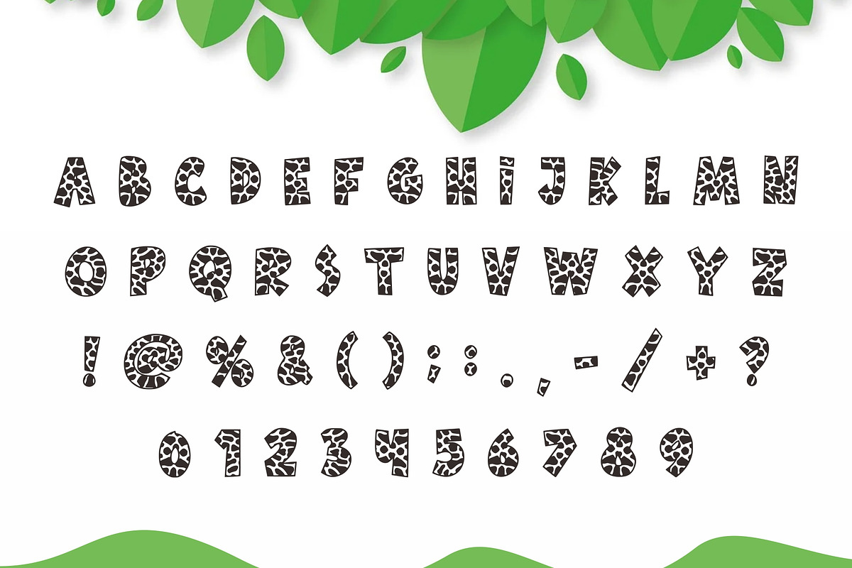 Giraffe Texture, a Sans Serif Font by Limited.studio (Photo 5 of 5)