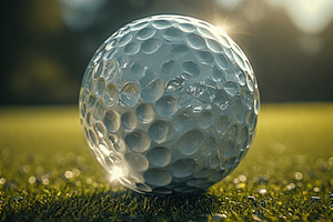 Golf ball stock image