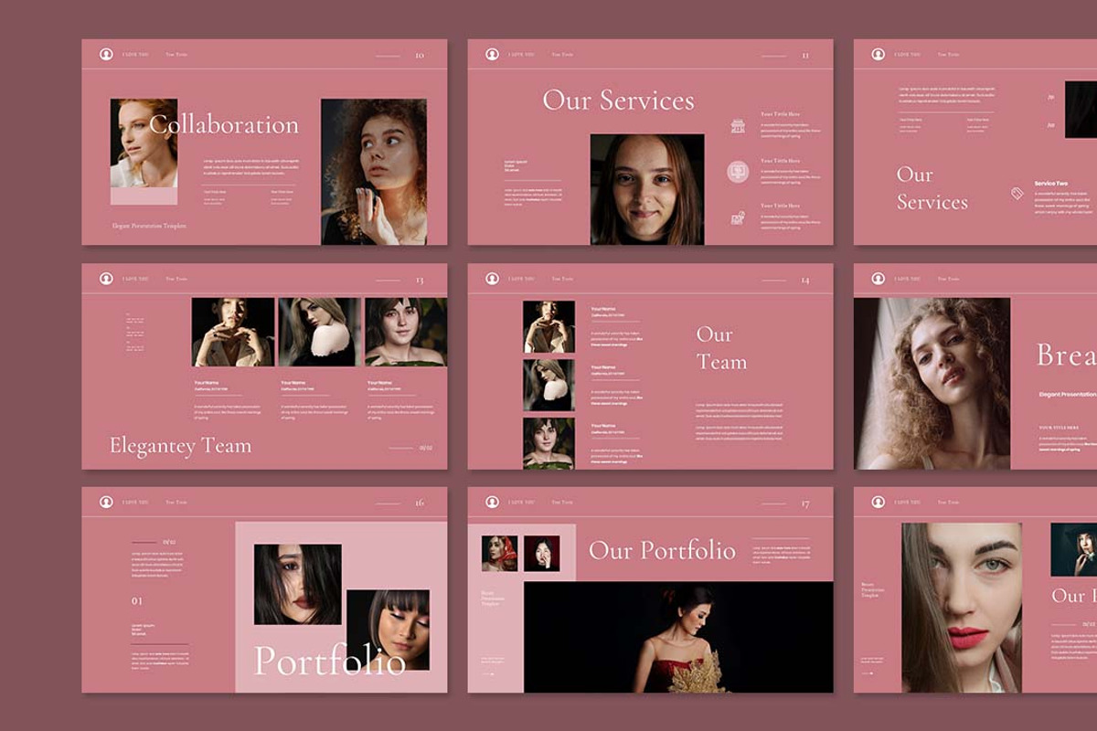Elegantey Presentation Template, a Presentation Template by Analogous Temp (Photo 3 of 5)