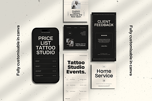 120 Tattoo Artist Instagram Template