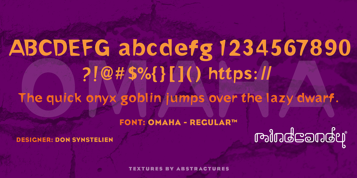 Omaha™, a Sans Serif Font by MINDCANDY (Photo 1 of 6)