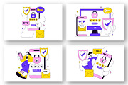 10 OTP Vector Illustration, a Technology Illustration by denayunebgt (Thumbnail 3 of 4)