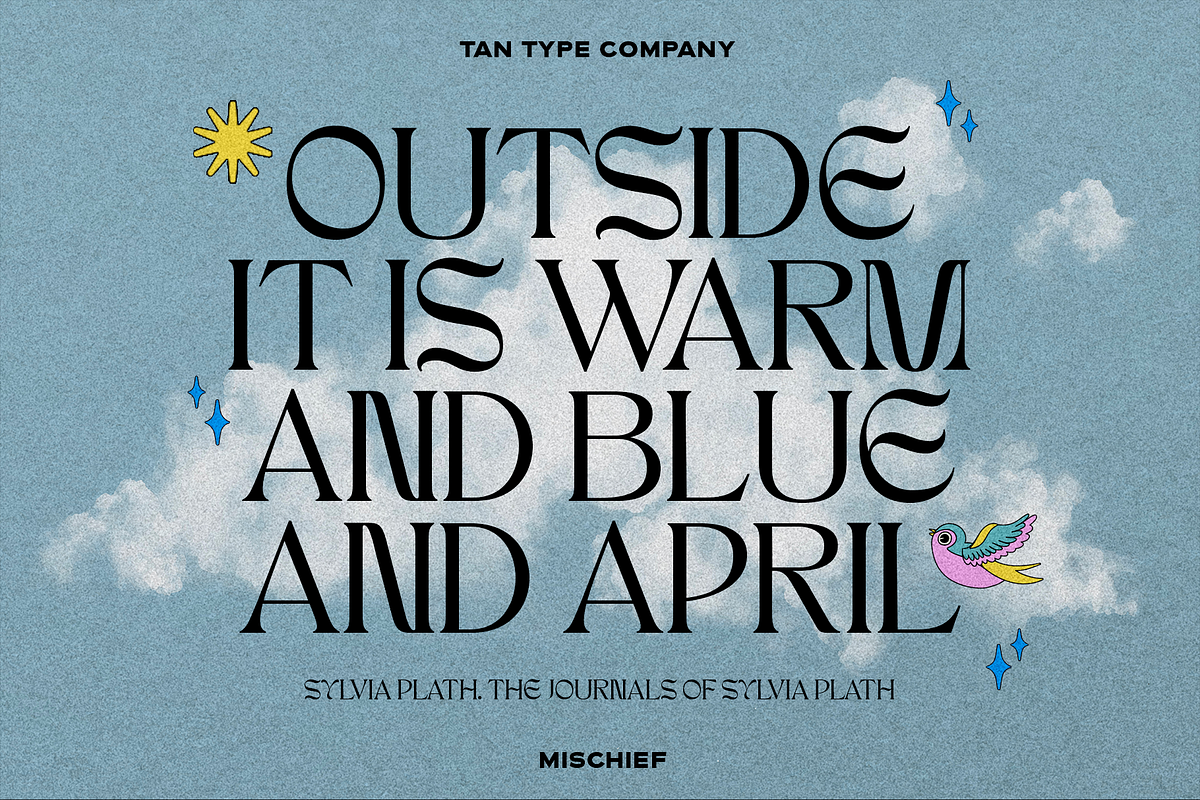 TAN - MISCHIEF, a Font by TanType (Photo 2 of 11)