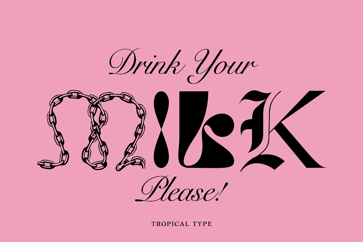 Alpha Punk - Mix and Match Font, a Blackletter Font by Tropical Type (Photo 11 of 11)