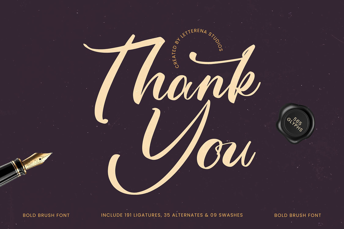 Skayhan Chester Bold Brush Font, a Script Font by Letterena Studios Script (Photo 20 of 20)