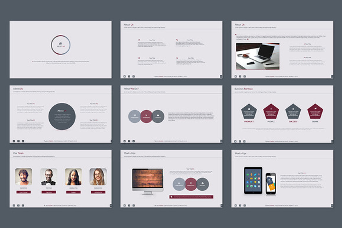 Mia Powerpoint Presentation Template, a Presentation Template by Mia (Photo 2 of 3)