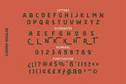 Clamiroe Vintage Typeface, a Serif Font by 24Design Studios (Thumbnail 5 of 10)
