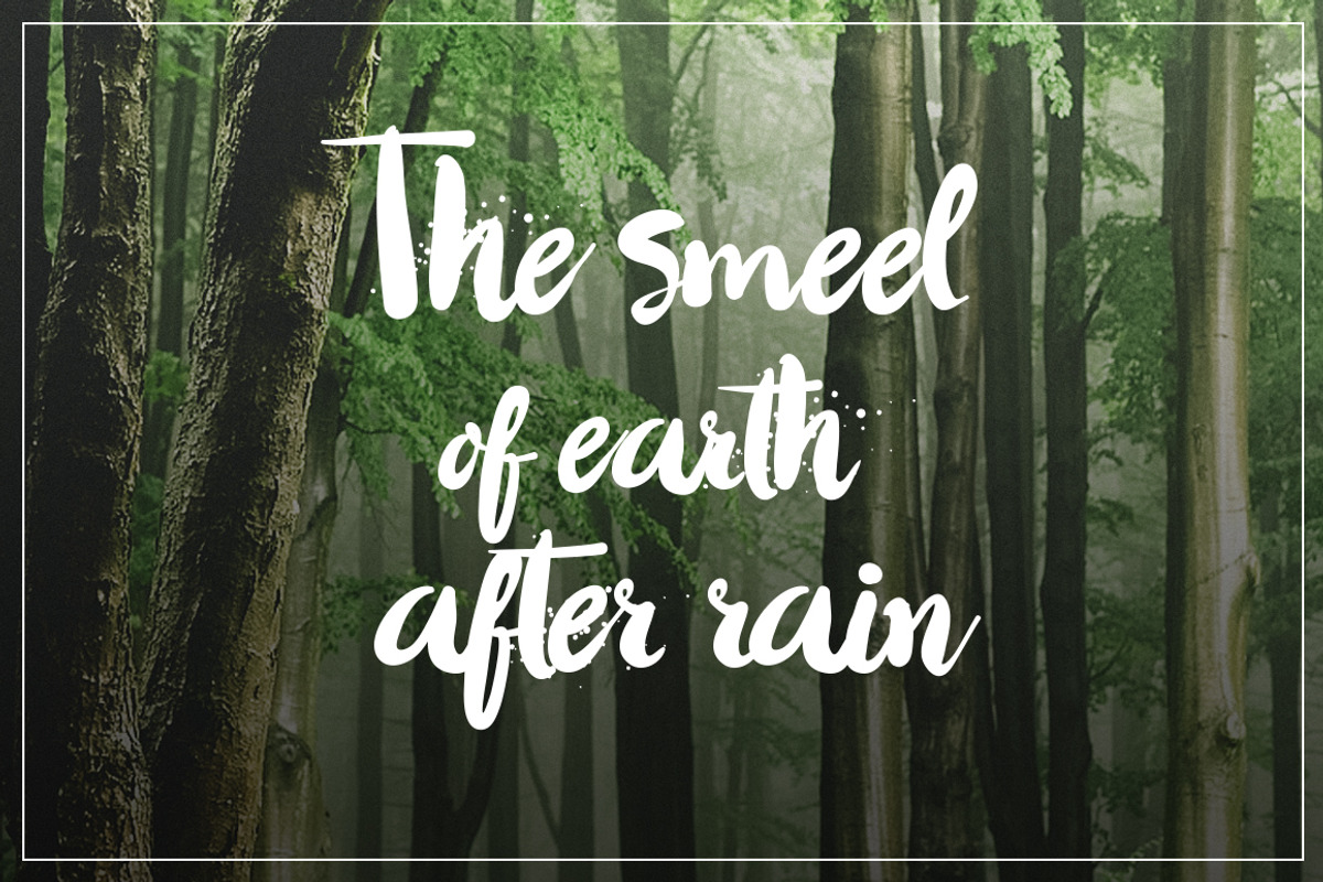 Petrichor Typeface preview 2