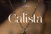 Calista Ligature Serif Typeface, a Serif Font by Graphicxell (Thumbnail 1 of 7)
