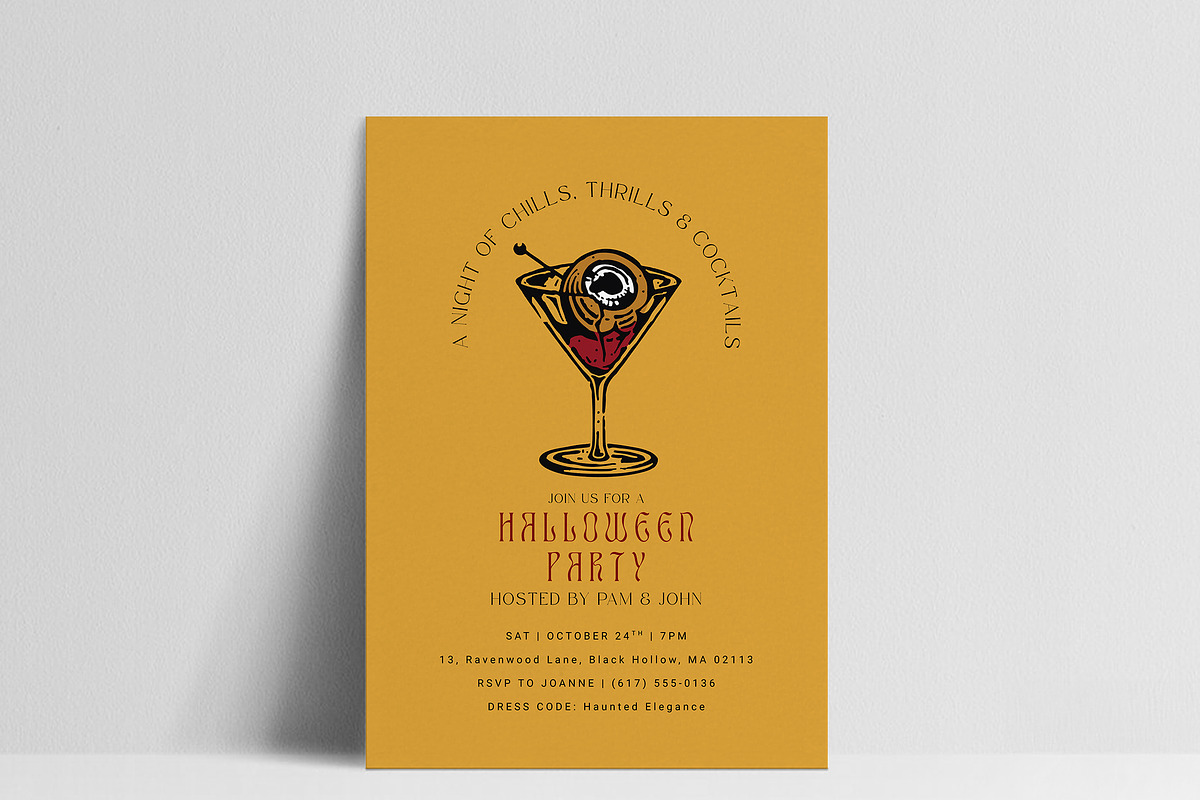Editable Canva Halloween template preview 3