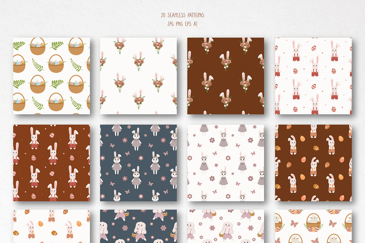 Happy Easter collection, an Animal Illustration by linakilljoy (Photo 2 of 7)