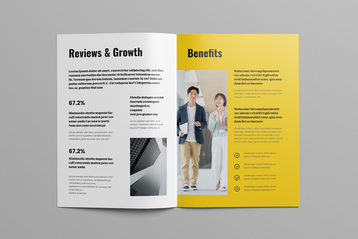 Employee Handbook Layout, a Brochure Template by Pixelpick (Photo 7 of 9)