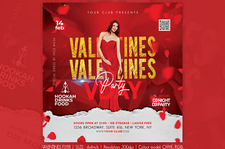 Valentines Day Flyer, a Flyer Template by Artolus
