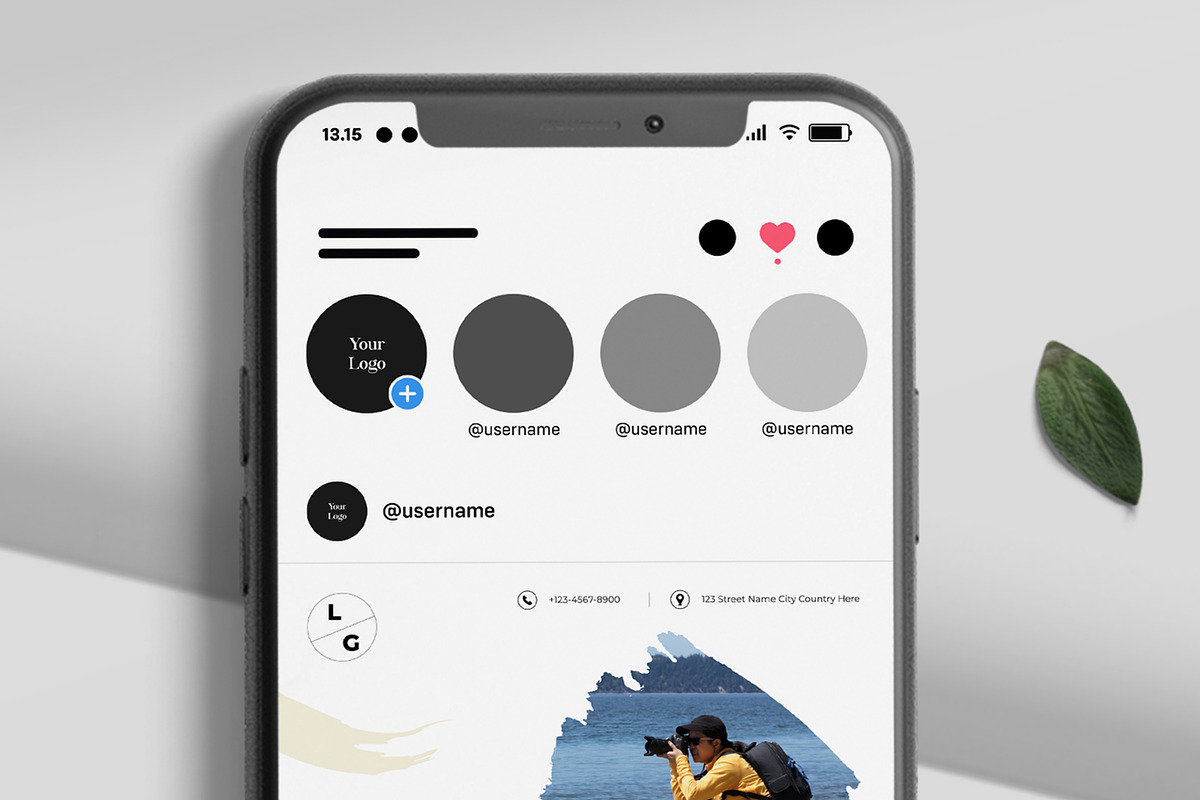 Travel Social Media Post Layout, a Social Media Template by ContestDesign (Photo 2 of 6)