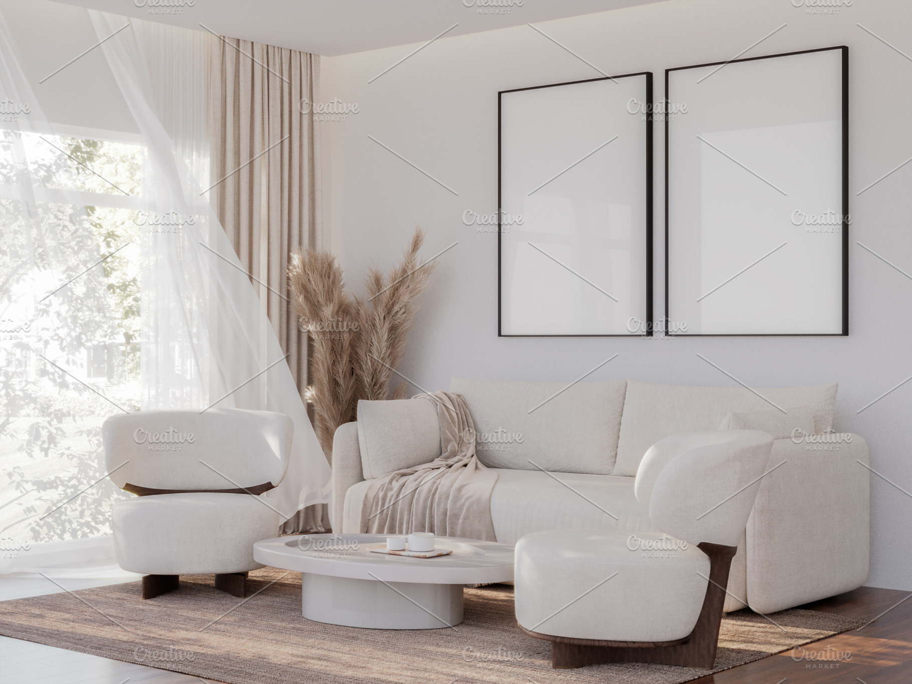 Bright & Modern Living Room with Bla, an Architecture Photo by Pozitivo