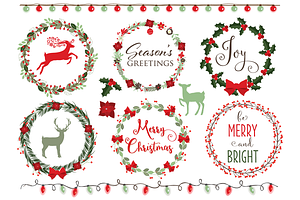 Christmas clip art digital designs