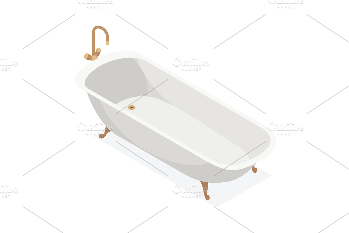 Isometric interior furniture, icon, an Object Illustration by the8monkey