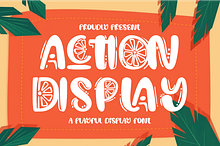 Action Display Font