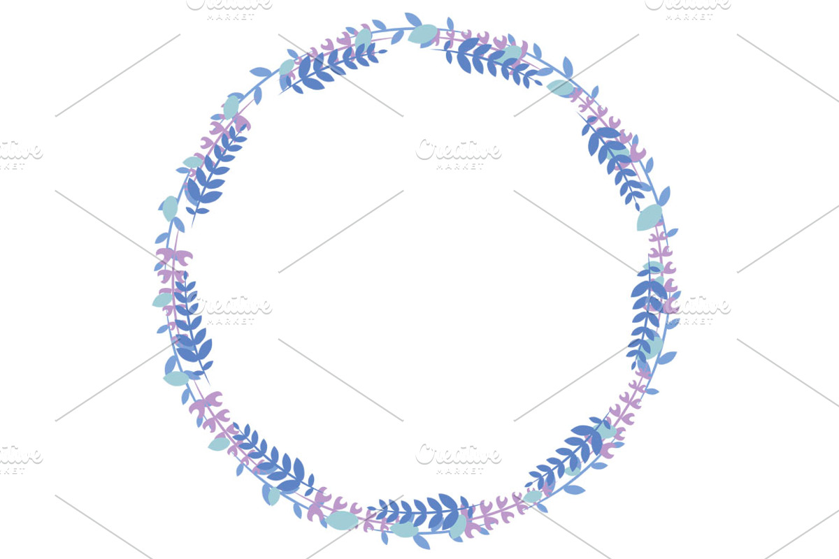 Wreath Brushes for Illustrator