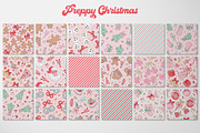 Preppy Coquette Christmas patterns, a Pattern Graphic by @olga.angelloz (Thumbnail 2 of 2)