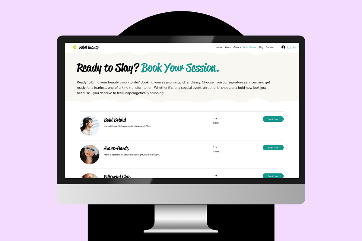 Beauty Brand Wix Studio Template, a Wix Template by Collette Collabs (Photo 7 of 9)