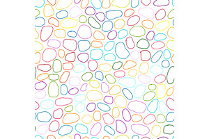 Pebble Colorful Background, Seamless