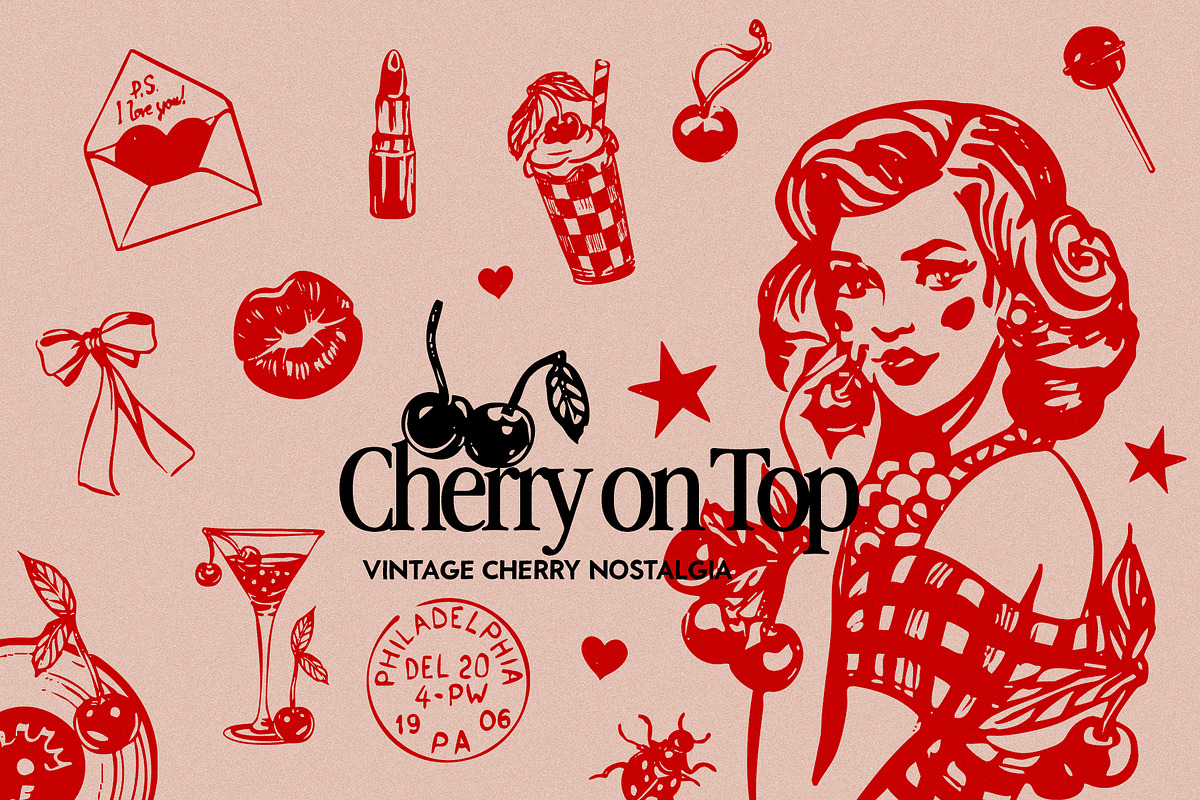 Cherry On Top, a Food Illustration by Anna Babich (Photo 1 of 6)