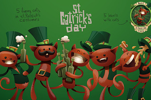 St. Catricks day bundle, vector