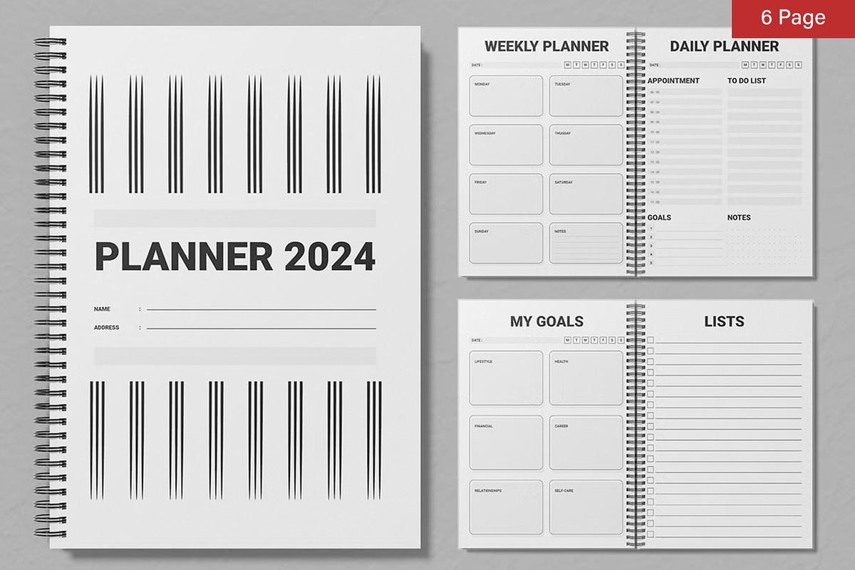 Planner Template Bundle, a Stationery Template by ContestDesign (Photo 39 of 39)