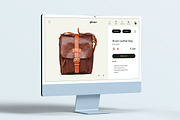 Desktop Monitor 2021 Mock-up, a Device Mockup by zippypixelstudio (Thumbnail 7 of 15)