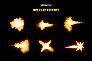 95+ Muzzle Flash Overlay Effects, an Object Graphic by Mikel Blazgad (Thumbnail 2 of 10)