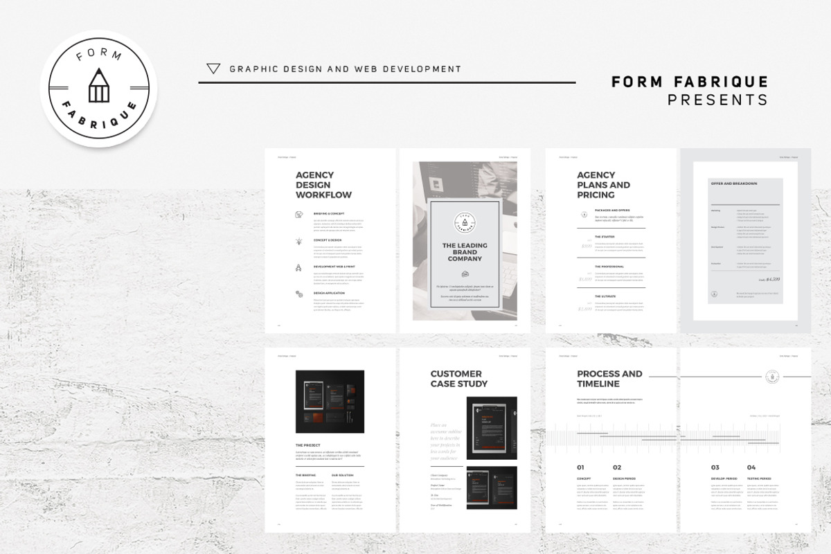 Proposal, a Brochure Template by Form Fabrique (Photo 3 of 13)