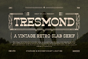 Tresmond - Vintage Retro Slab Serif, a Serif Font by Drizy (Thumbnail 1 of 9)
